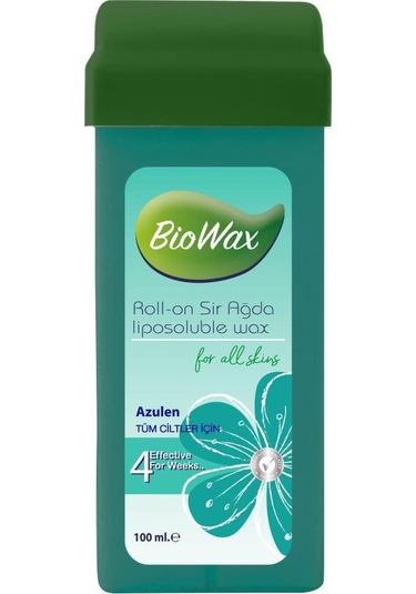 Biowax Azulen Tüm Ciltler için Roll-On Sir Ağda 100 ML