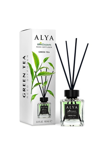 Alya Nature's Scents Green Tea + Hot Chocolate + Pine Apple & Coconut Bambu Çubuklu Oda Kokusu 3 x 100 ML