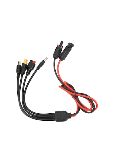 Dianziye Güneş Paneli Bağlantı Kablosu Mc4'den Dc5521/7909/xt60/anderson'a 30a Güvenli Şarj Uzatma Kablosu 1m Ip68 Dayanıklı
