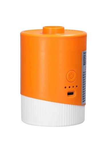 Pazly Turuncu 2-in-1 Kablosuz Şarjlı Şişirici Akülü Pompa Usb Dış Mekan Kullanımı Turuncu