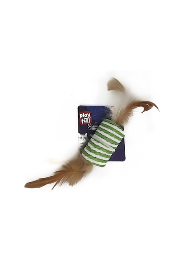 Playfull Hasır Tüylü Top Kedi Oyuncağı 4 Cm