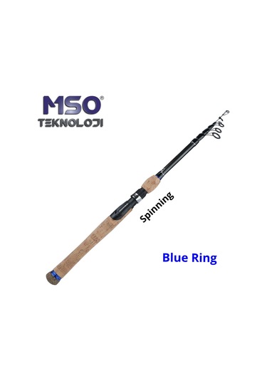MSO Spinning Rod  2.4 M Karbon Fiber Teleskopik Olta Kamış
