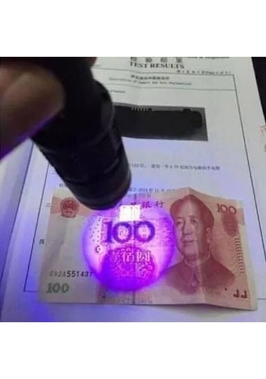 Uv Mor El Feneri - Bakteri Parmak İzi - Kedi Köpek Siyah