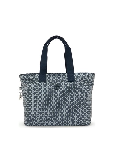 Kipling Colissa Up Büyük Boy Omuz Çantası Mavi