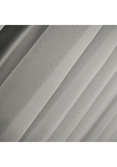 Perdefony Grek Zemin Düz Tül Perde