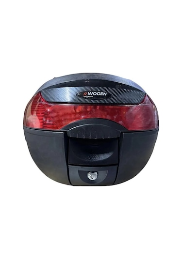 Wogen Wogen 33 Lt Siyah Karbon Motosiklet Arka Çanta Topcase