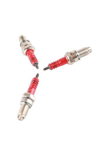 Konesam 3 Adet Kırmızı Üç Elektrotlu Motor İğnesi - Cg 125-200cc, Cf250 İçin Yüksek Performans, Yakıt Verimliliği Ve Emisyon Azaltma