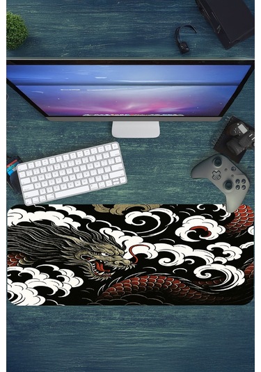 Gaming Oyuncu Xl Mouse Pad Kaydırmaz Dikişli 80 30 Cm Mousepad 32