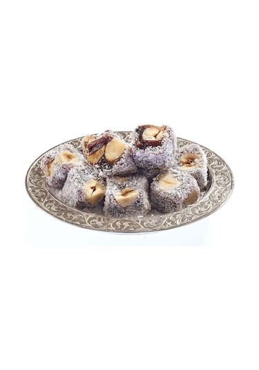Hindistan Cevizli, Siyah Üzümlü, Fındıklı Mini Lokum 250 G