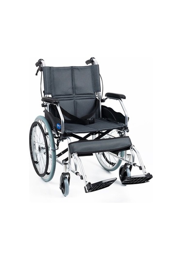 Ky863laj A20 Alüminyum Özellikli Refakatçı Frenli Hafif Tekerlekli Sandalye