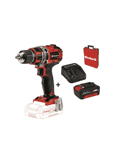 Einhell TE-CD 18/50 Li BL Matkap Vidalama + 4.0 Ah Starter Kit + Çanta