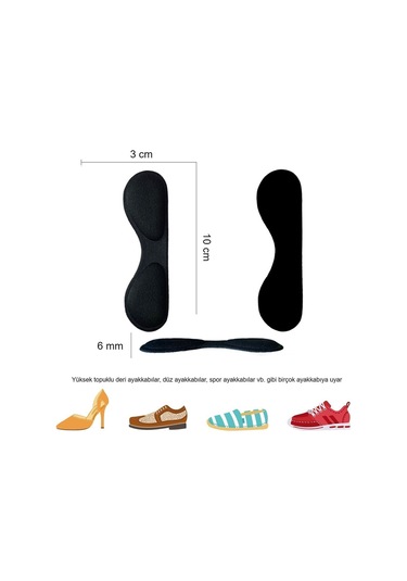 Active Team SP07-Yapışkanlı Bilek Koruma|Topuk Vurma Önleyici Sünger Ped