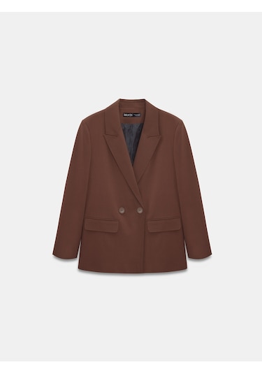 Dilvin 60767 Blazer Ceket-açık Kahve Açık Kahve