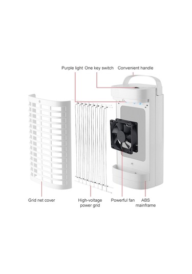 Sones Elektrikli Sivrisinek Öldürücü Tak-çıkar Sivrisinek Öldürücü, Renk: Ab Fişi 250v Siyah