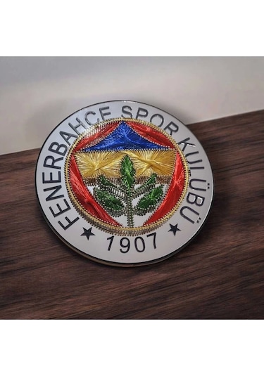 El Yapımı Filografi Fenerbahçe Logo Premium Kalite Malzeme Ile Hazırlanmış Dekoratif 25,5cm Fb