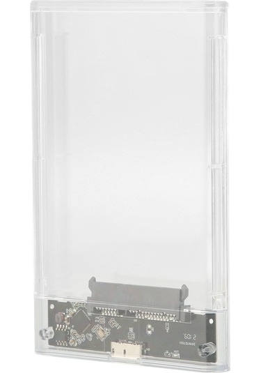 Vkemall Usb3.0 5gbps Hızlı Veri Transferi, 2.5 İnç Sata Ssd/hdd Desteği, Şeffaf Kasa, Tak Ve Kullandır U25ty3.0 Disk Kutusu Disk Dahil Değil