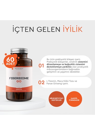 Next-Microbiome Fiberbiome-Go 60 Kapsül