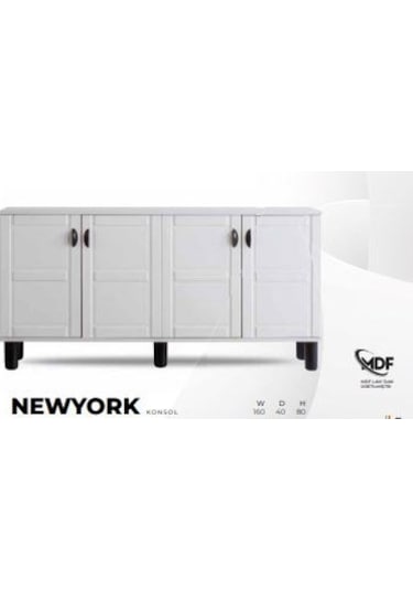 Newyork Mdf Konsol Beyaz
