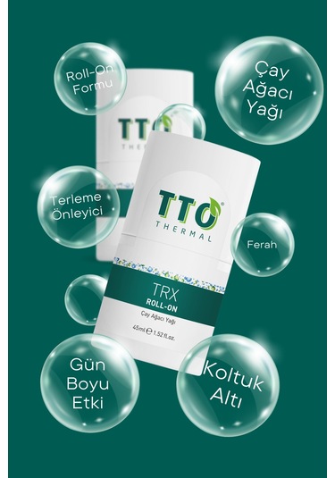 Tto Thermal Trx Çay Ağacı Yağlı Roll-On Deodorant 45 ML