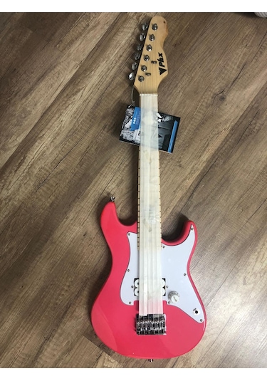 Phx Çocuklar İçin 1/2 Boy Pembe Renk Elektro Gitar-5-10 Yaş