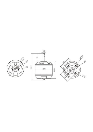 Emax Xa2212 820kv Fırçasız Dc Motor