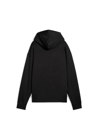 Puma Kadın Scrıpt Comfort Hoodie Eşofman Üst 68498301 Siyah