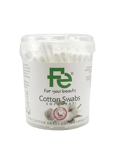 Fe Cotton Swabs Kulak Temizleme Pamuğu 100'lü