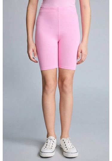 Defacto Kısa Boy Tayt Kız Çocuk B5591a826hspn82 Pembe-pn82