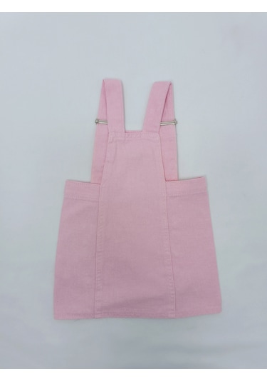 Kız Çocuk Düğmeli Jile Koyu Pembe