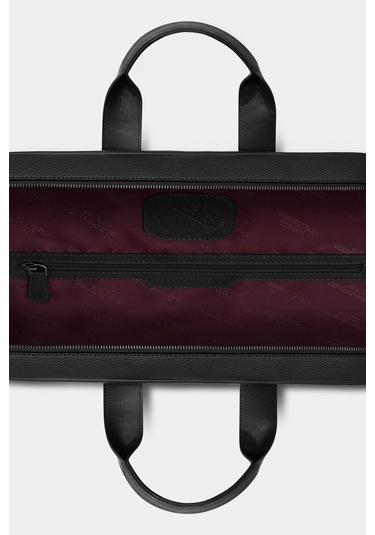 Erkek Basic Evrak Çantası Floater Desenli Siyah 116021 Siyah