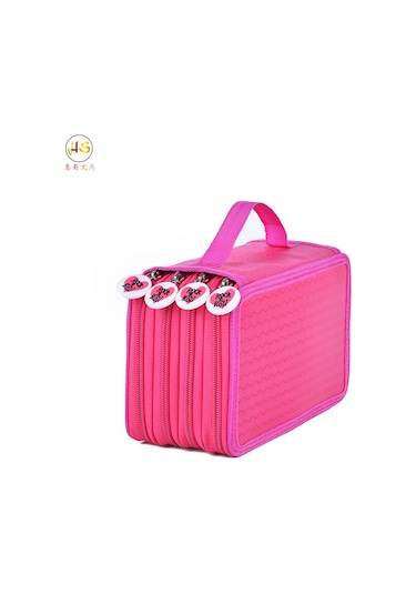 Yunboo Mor Ofis Kalem Kutusu - Oxford Kumaşı, 72 Delikli, Çok Katlı, Taşınabilir, Kaliteli Ve Pratik Tasarım