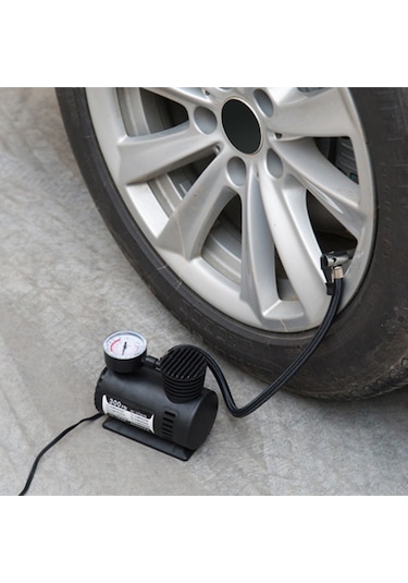 Kangvka 12v 130w 300psi Abs Siyah Araç Lastik Pompa, Mini Taşınabilir Motorlu车载hava Kompresörü By-263