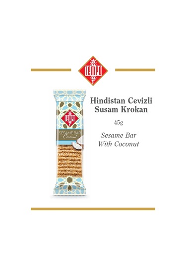 Hindistan Cevizli Susam Krokan 45 G X 12 Adet