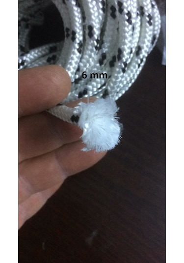 Molhalat 6 Mm İskota Halat 200 Metre - İpek Halat - Bayrak İpi Yüksek Kalite En Uygun Fiyat-9035843755306