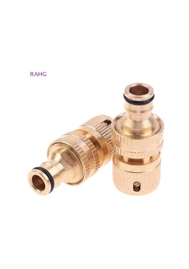 Rahg 3/4 'bahçe Hortumu Hızlı Bağlantı Su Hortumu Fit Pirinç Dişi Erkek Konnektör Seti Yenı 4137 Diğer