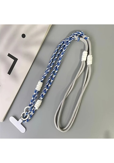 Elmpaly Üçlü Fonksiyonlu Royal Blue Telefon Tasmağı Klipsli Güvenli Pratik Taşıma