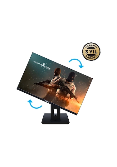 Spardox Gaming SG-27240RP 27" 1MS 240 Hz FullHD 2 x DP IPS Pivot Oyuncu Monitörü