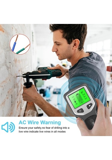 Pazly Profesyonel 5'li Tarayıcı Hlw330 - Dijital Duvar Dedektörü, Metal, Ahşap Ve Kablo Tespiti