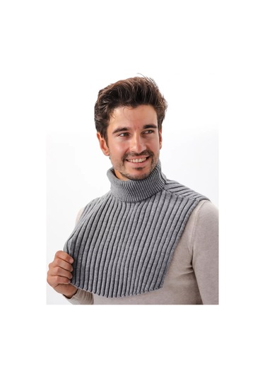 Kamot Yünlü Yaka Askı 251598632 Gri