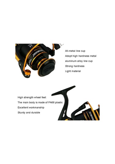 Sones Yumoshı Jx5000 Metal Döner Olta Makarası