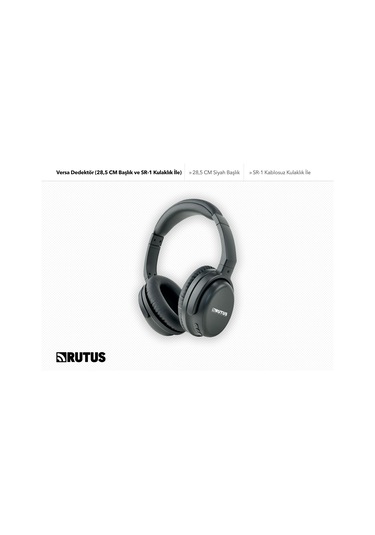 Rutus Versa Dedektör Sr-1 Kablosuz Kulaklık Ve 28,5cm Dd Başlık İle