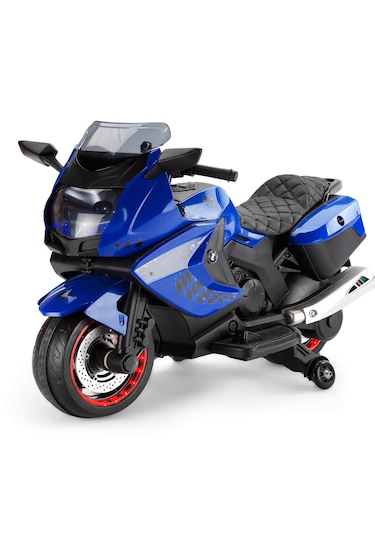 Baby2go 2293 Speed Akülü Motorsiklet Mavi Mavi