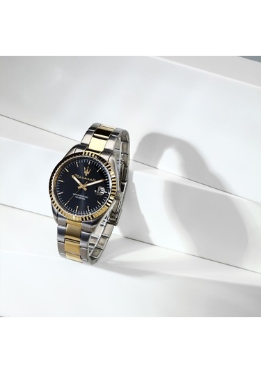 Maseratı R8853100042 Erkek Kol Saati Gold - Gümüş