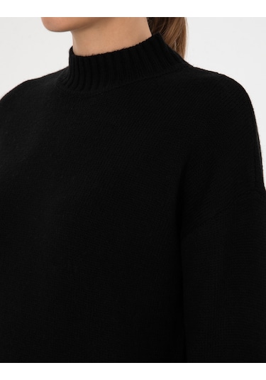 Pierre Cardin Kadın Siyah Kazak /triko 50310958-vr046 Siyah