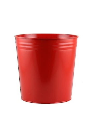 Mas Çöp Kovası Metal 10 Lt. Kırmızı
