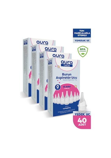 Nazal Burun Aspiratörü Yedek Uç 40 Adet