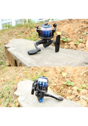 Jl200 Kaplama Plastik 3 Top Rulmanları Şeffaf Çizgilerle Balıkçılık Olta Makinesi 001