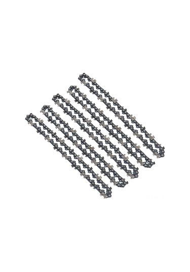 Ximistore9 5 Adet 6 İnç Karbon Çelik Mini Testere Zinciri - 37 Bölümden Oluşan Taşınabilir Değişim Aksesuarı