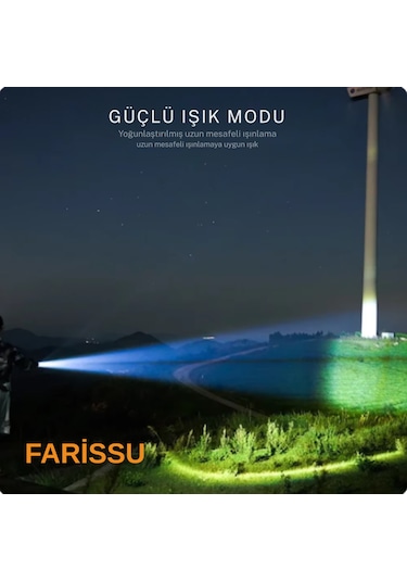 Everton Rt-s232 Profesyonel Güçlü Işıklı Ve Şarjlı El Feneri