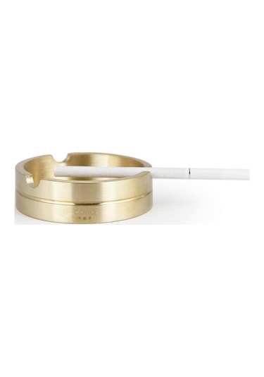 Coho Brazen Classy Yuvarlak Pirinç Mini Küllük - Cho-037